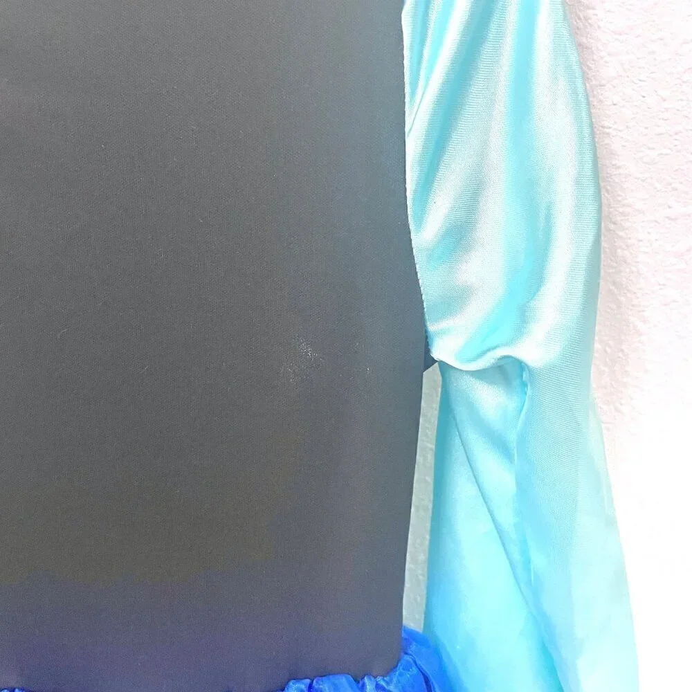 Disney Store Frozen Princess Anna Costume Dress Folk Style Dress-Up Size 9/10